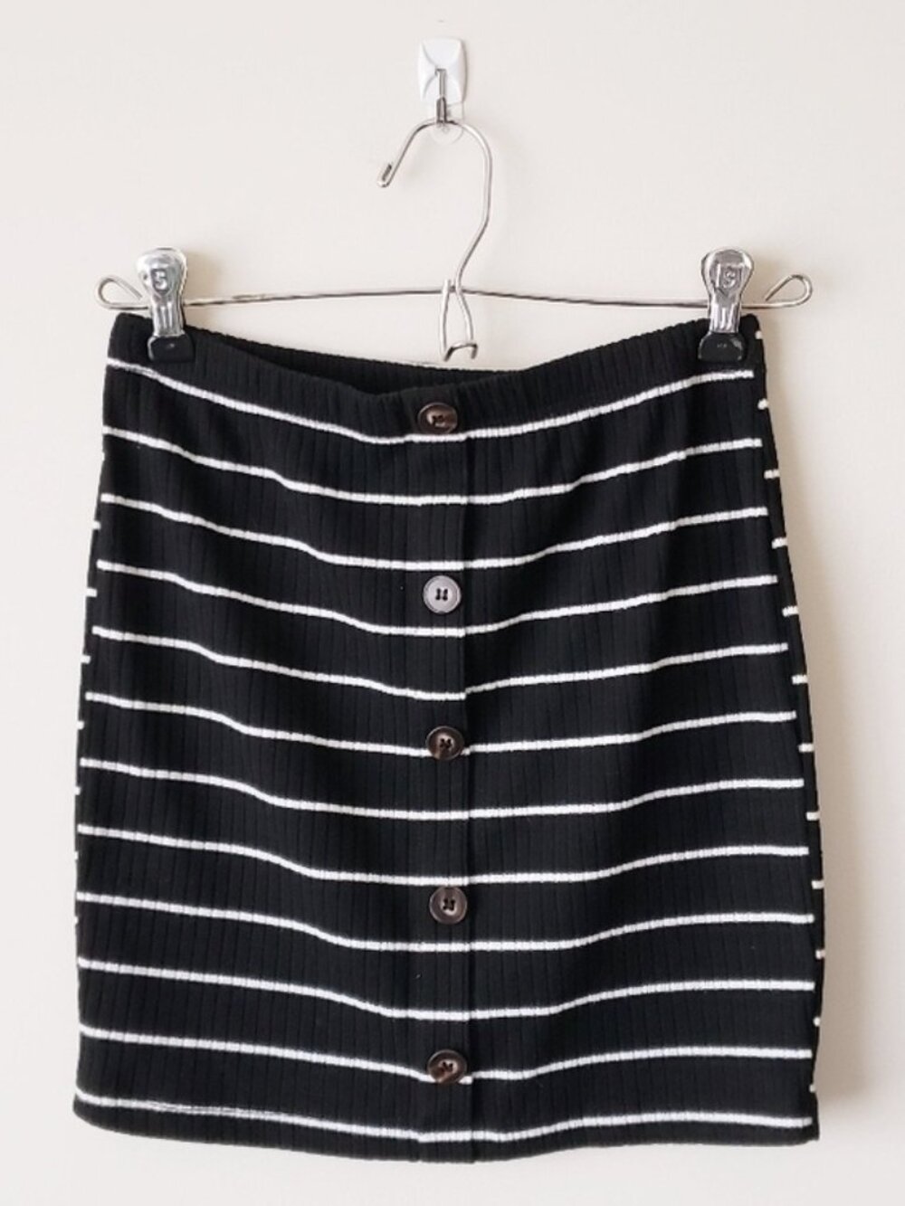 Ribbed Bodycon Skirt